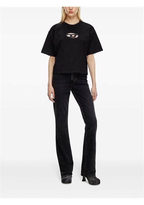 t-shirt t buxt crop donna nera DIESEL | A15096 0NIAX9XX